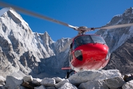 Helicopter tour in Nepal